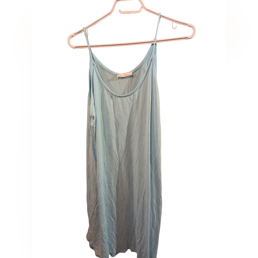 Light Blue Spaghetti Strap Dress